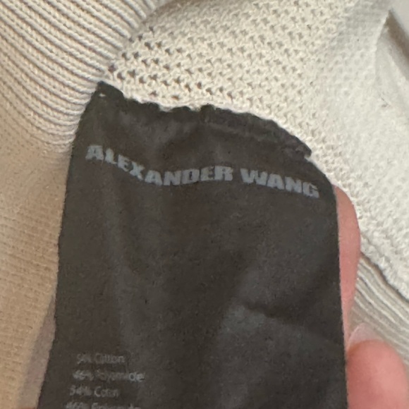 Alexander Wang Cream Crew Neck Sweater - Picture 4 of 6